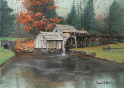 “Autumn at Mabry's Mill”